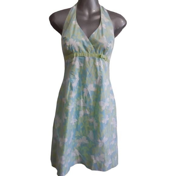 Lilly Pulitzer Dresses & Skirts - Lilly Pulitzer Sz 2 AIR SHOW Butterfly Print Halter Dress